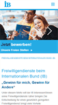 Mobile Screenshot of ib-freiwilligendienste.de